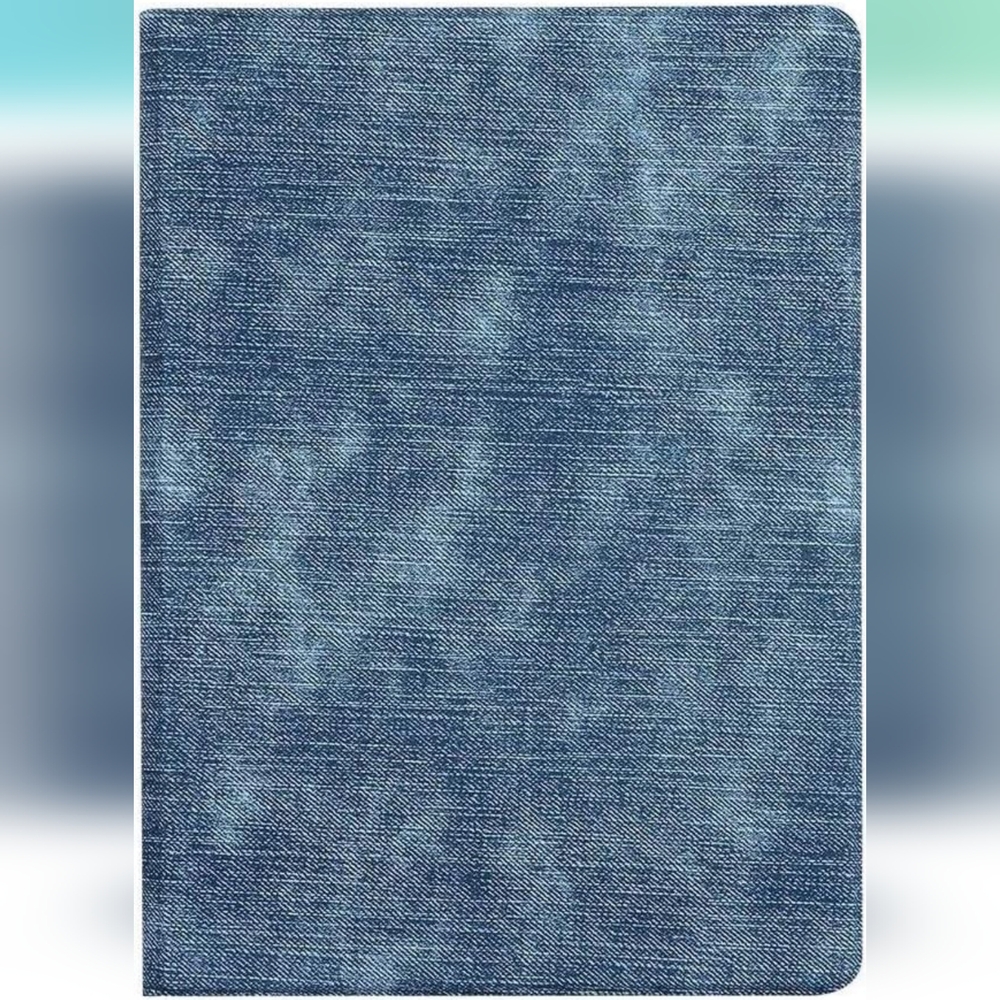 NEW Hocase iPad 5th 6th Generation Case Cover Denim Blue Jean Color